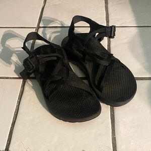 Chaco Black Strappy Sandals